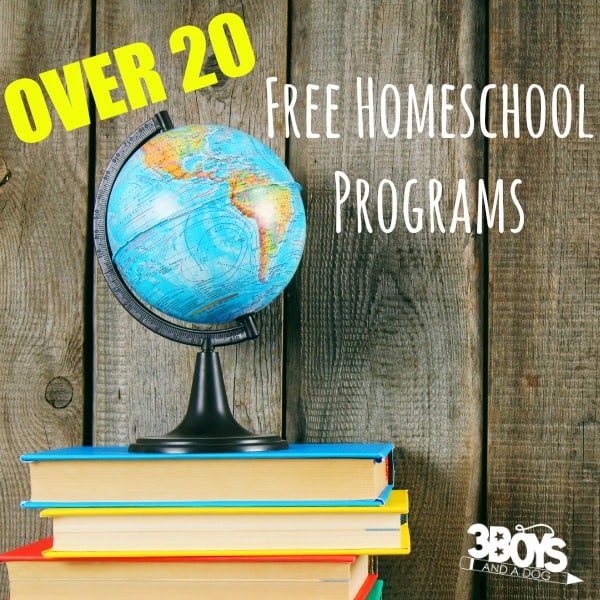 Over 20 Free Homeschool Programs