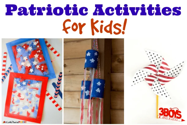 Red White and Blue Kid Activities