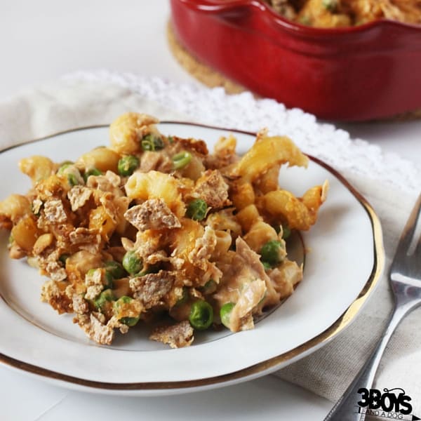 An easy healthy meal for nights when you need something quick and delicious - a Tuna Casserole your whole family will love!