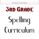Week Four Printable Spelling Curriculum
