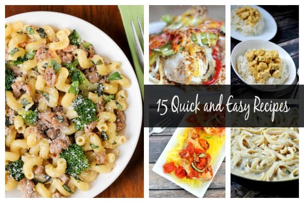 quick and easy meals