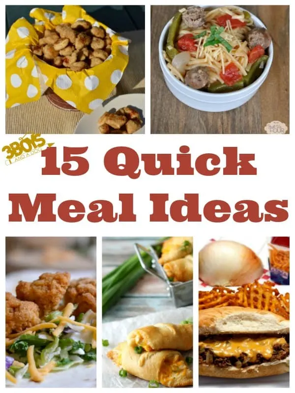 quick meal ideas
