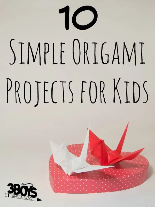 Simple Origami for Kids Crafts