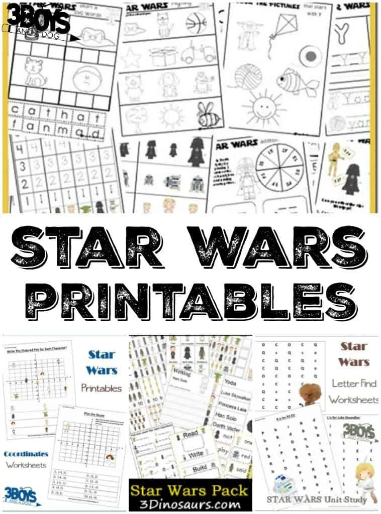 Star Wars Kids Printables