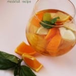Basil-Infused Virgin Sangria Mocktail Recipe