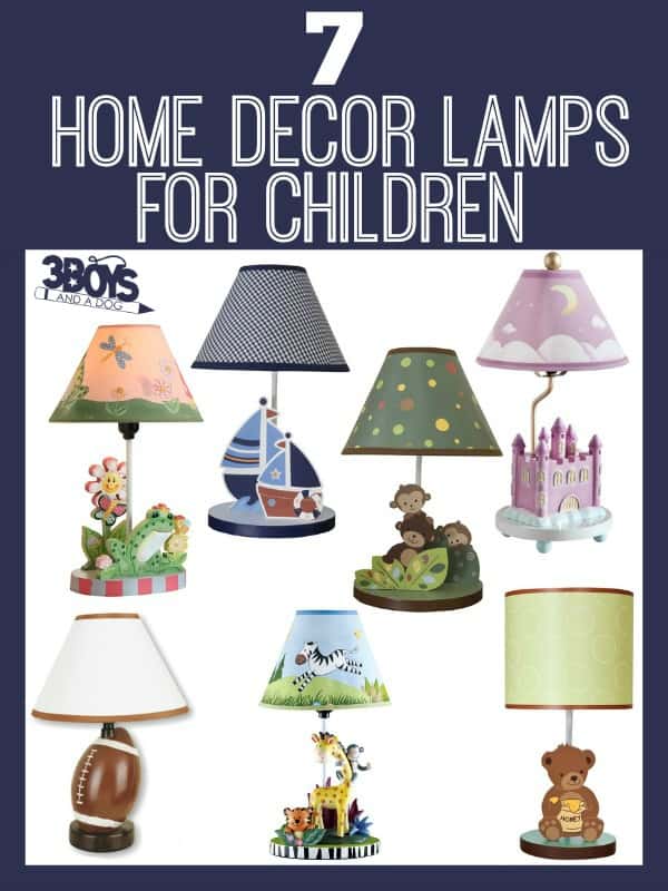 7 Home Decor Lamps for Children