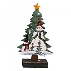 Holiday-Snowman-on-a-Christmas-Tree-with-Base-HM1027-HM1028