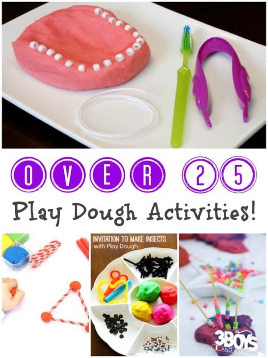 Over 25 Play Dough Activities for Kids - 3 Boys and a Dog