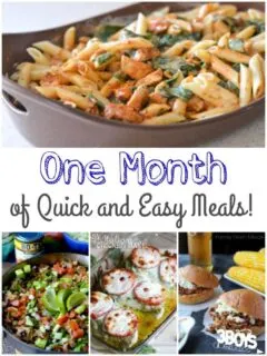 Quick and Easy Meals