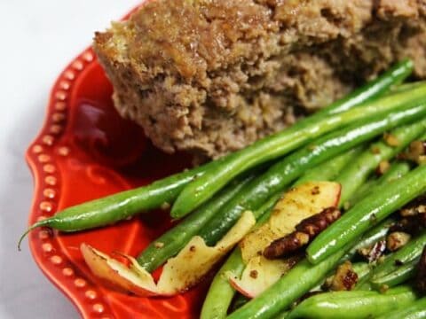 Delicious sweet and savory apple meatloaf dinner recipe for you and your family's next supper
