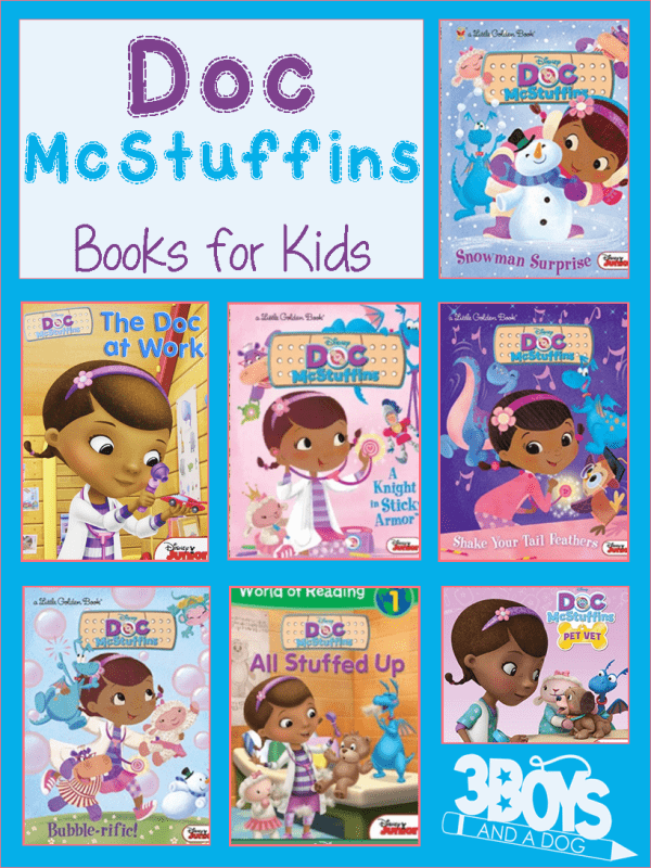 Turn off the television and curl up with one of these Doc McStuffins Books for Kids to help your child learn to read and to improve their reading skills.