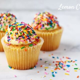 Confetti Lemon Cupcake Recipe