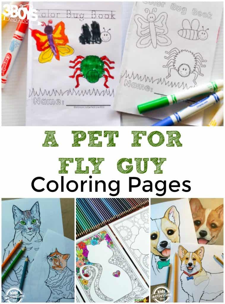 A Pet for Fly Guy Coloring Pages