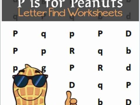Find the Letter P is for Peanuts