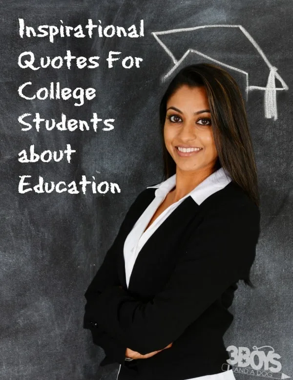 Inspirational Quotes about Education for College Students