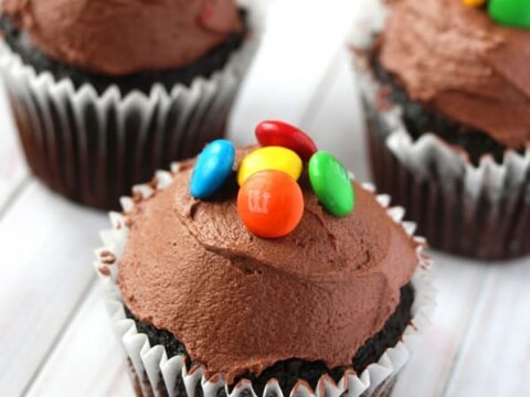M&M Cupcakes