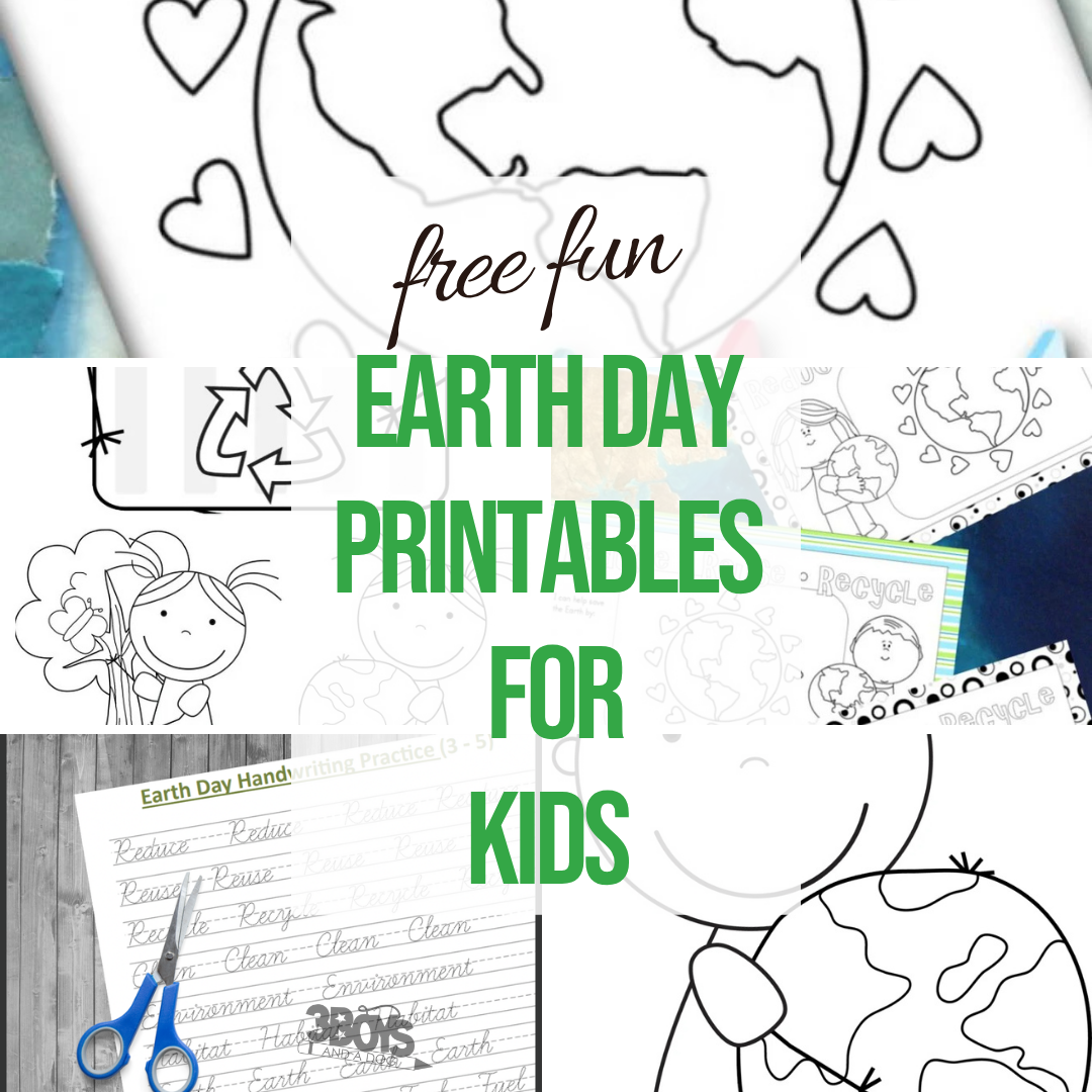 Free Earth Day Printables for Kids
