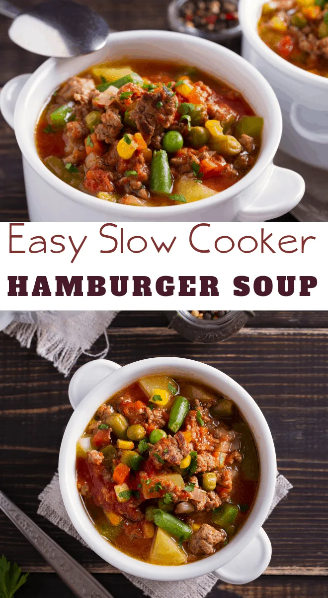 hamburger soup easy crockpot recipe