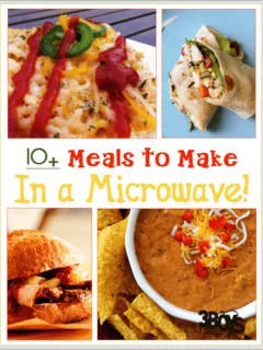 Living in a dorm or apartment, these Meals to Cook in a Microwave will help you!