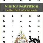Find the Letter N is for Nutrition
