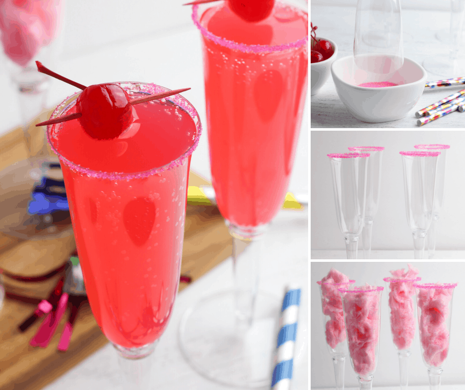 candy floss mocktail recipe