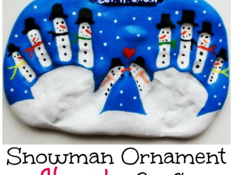 Image for Salt Dough Snowman Keepsake for Kids to Make
