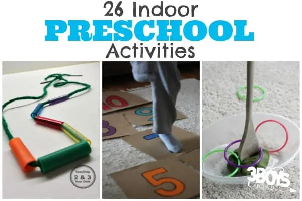 26 Indoor Activities for Preschoolers