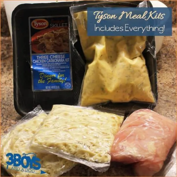 Tyson Meal Kits includes everything