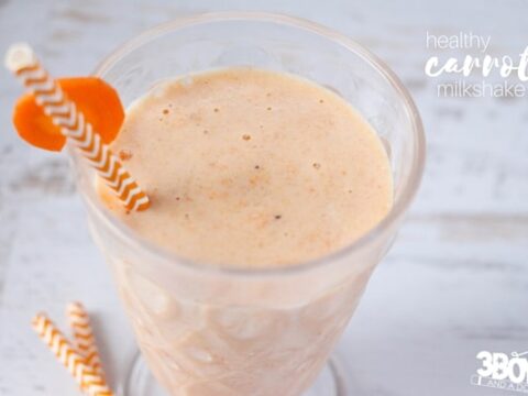 healthy carrot milkshake (1)