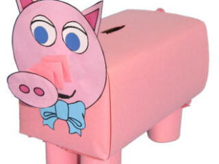Image for DLTK's Crafts for Kids Piggy Bank Craft