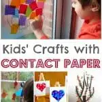 Contact Paper Crafts for Kids