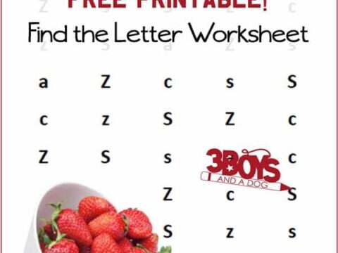 Find the letter S is for Strawberries