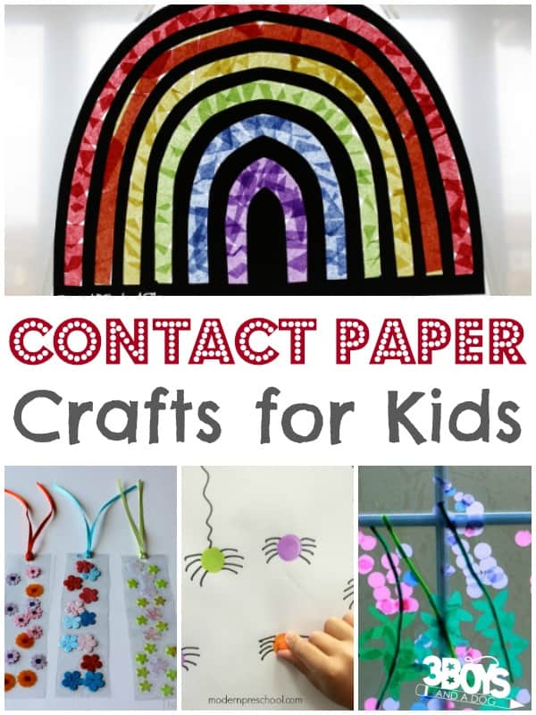 Fun Things for Kids to Do with Contact Paper