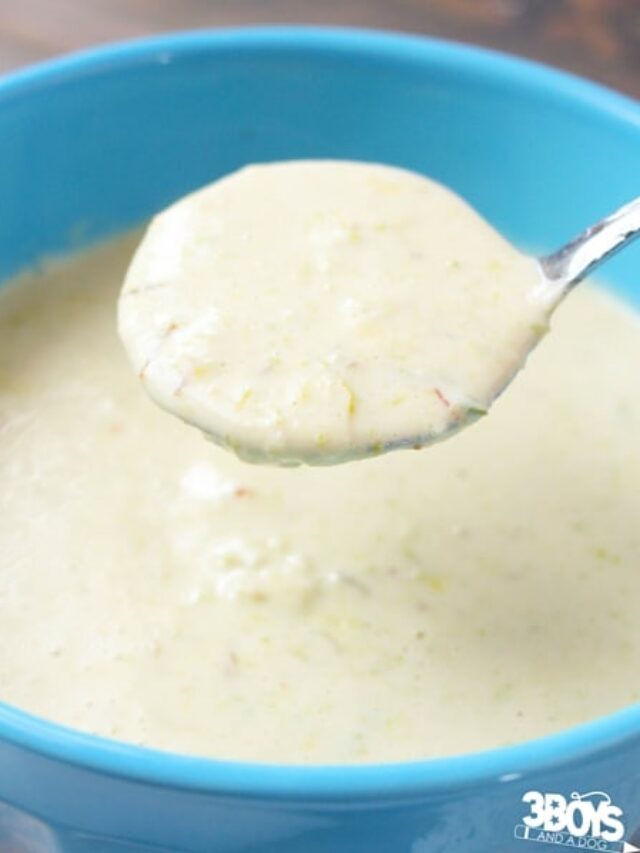Asparagus and Cheese Soup Recipe