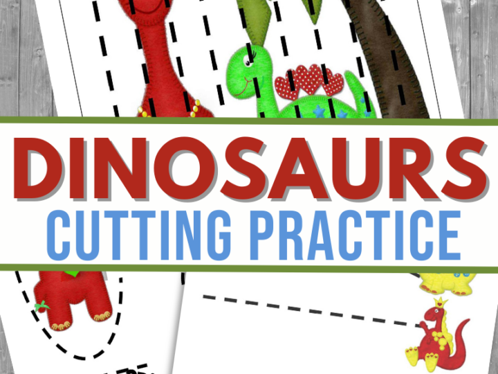 Image for Dinosaurs Preschool Cutting Practice