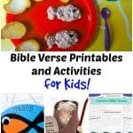 Bible Verse Printables and Activities for Kids