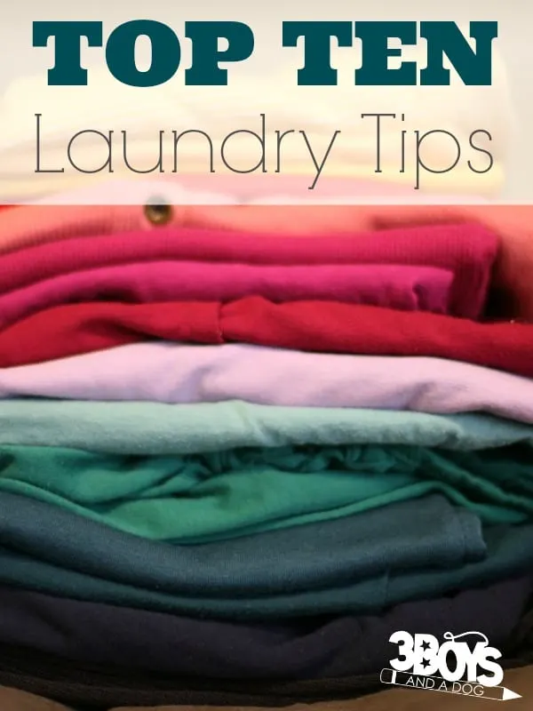 Top Ten Laundry Tips