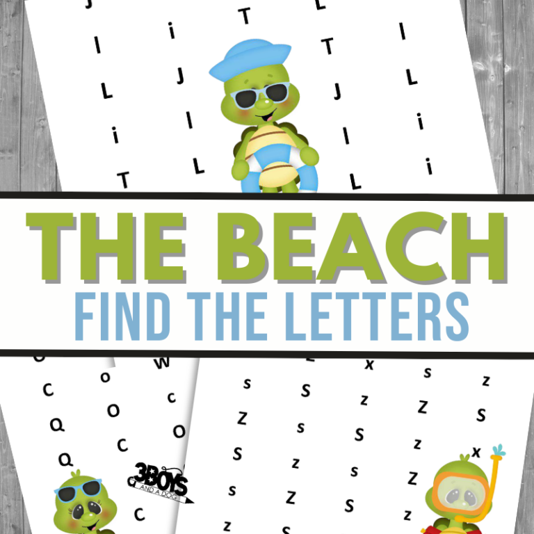 S is for Snorkeling find the letter worksheet