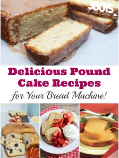 Bread Machine Pound Cake Recipes