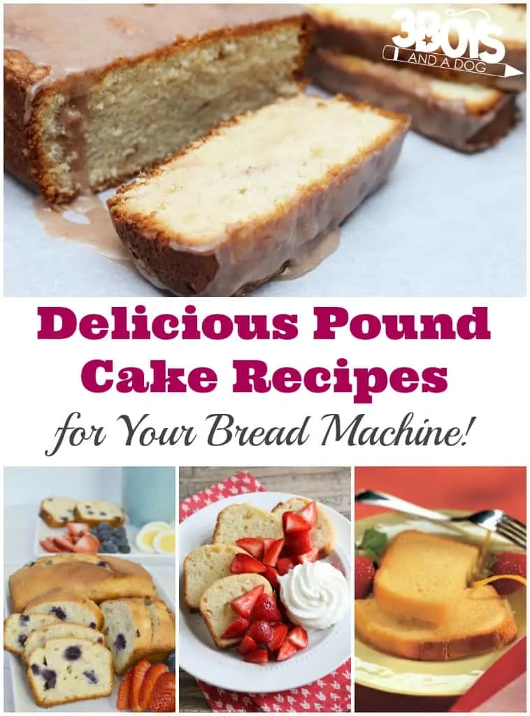Bread Machine Pound Cake Recipes