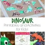 Dinosaur Printables and Activities