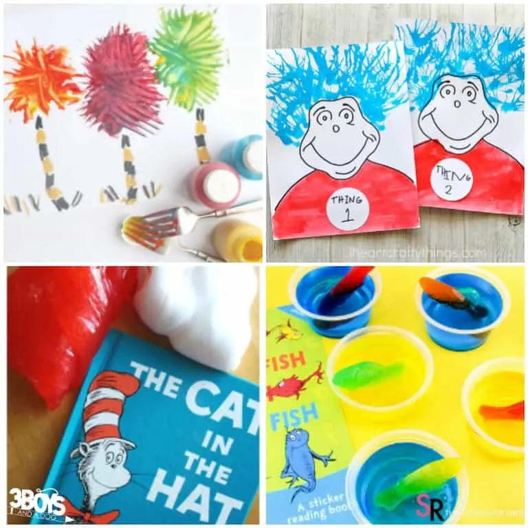 Dr Seuss Activities and Snacks for Kids