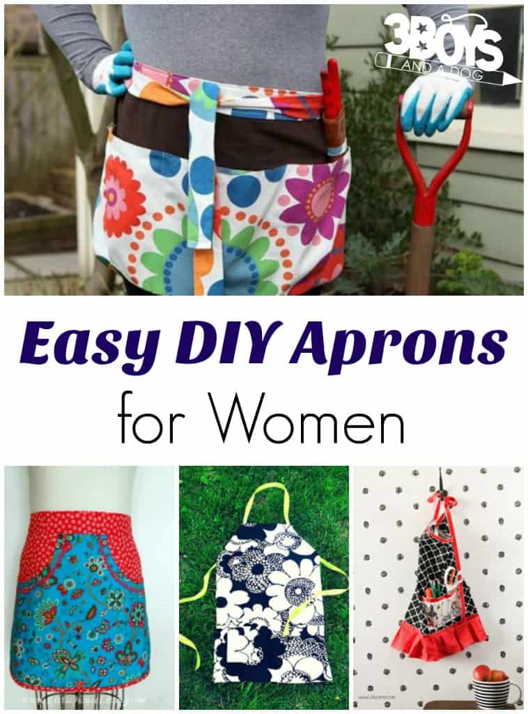 Easy DIY Aprons for Women