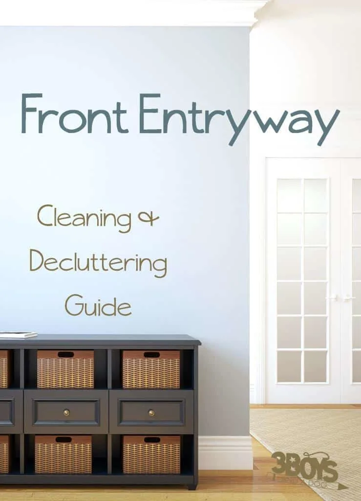 Front Foyer Entryway Cleaning and Organizing Tips