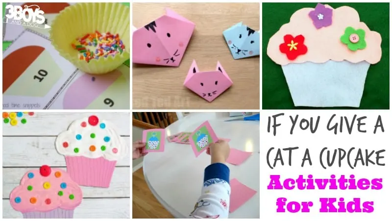 If You Give a Cat a Cupcake Activities for Kids
