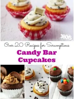 Over 20 Scrumptious Candy Bar Cupcake Recipes