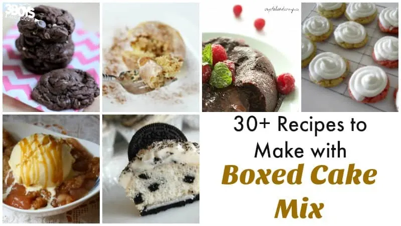 Over 30 Recipes to Make with Cake Mix
