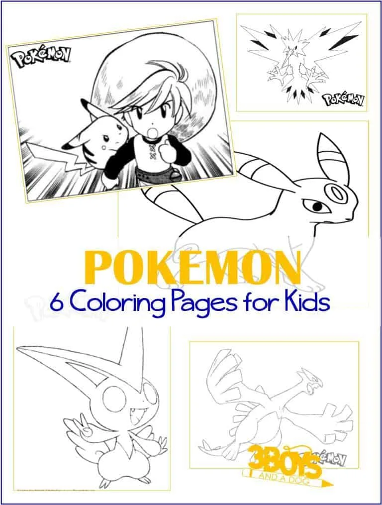 Keep the little ones entertained with these Pokemon Go Coloring Pages while the big kids are hunting!