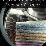 Tips for Maintaining Your Washer and Dryer