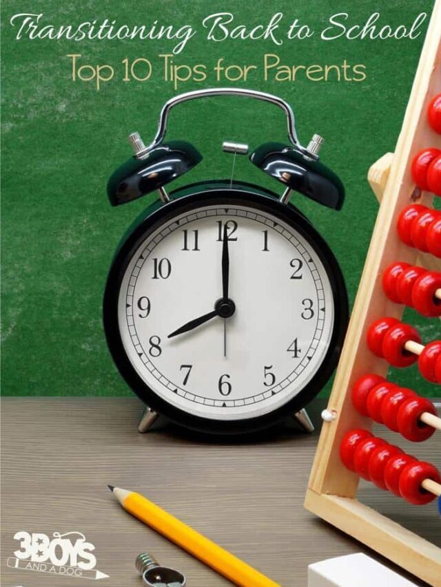 Top 10 Tips for Transitioning Back To School